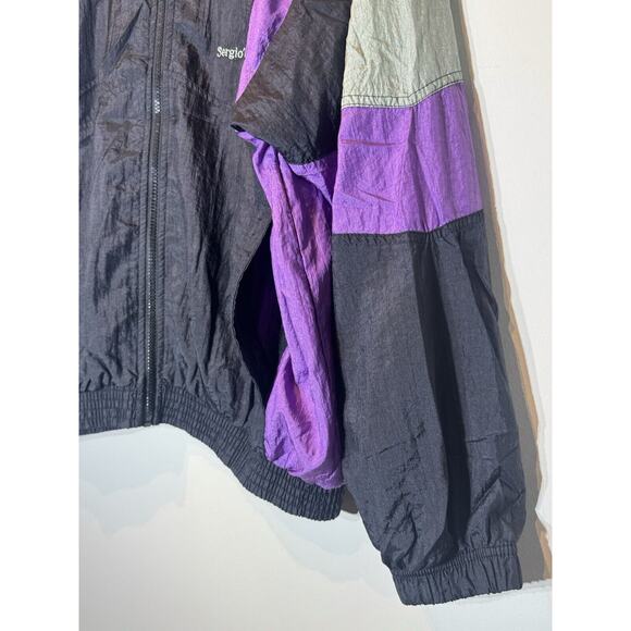 Vintage Sergio Tacchini Windbreaker Track Jacket Men’s Size XL Rare Bomber Style - Picture 4 of 10